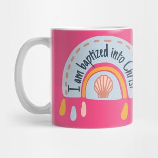 I am Baptized into Christ - Boho Mug